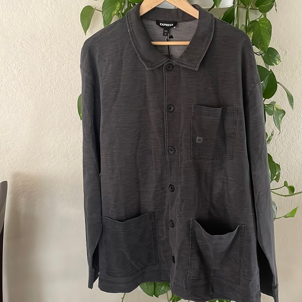 EXPRESS MENS LIGHTWEIGHT COLLARED BUTTON DOWN
